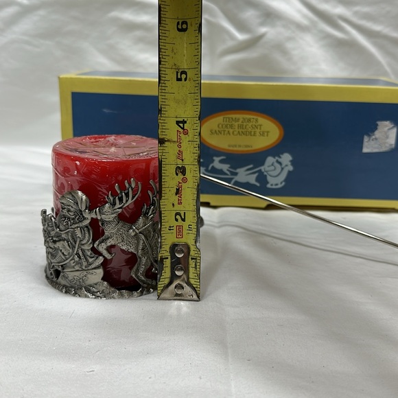 Santa Claus candle set - Picture 5 of 7